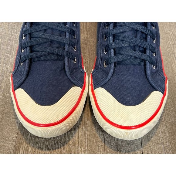 Lee Cooper Originals * UK * M8 / W10 * US 8.5 * Canvas Sneaker * Navy/Red/White - Picture 10 of 15